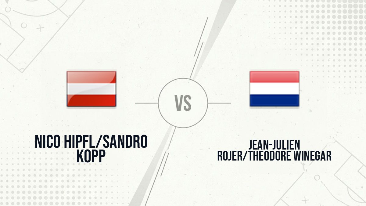 Pronostic Nico Hipfl/Sandro Kopp Jean-Julien Rojer/Theodore Winegar