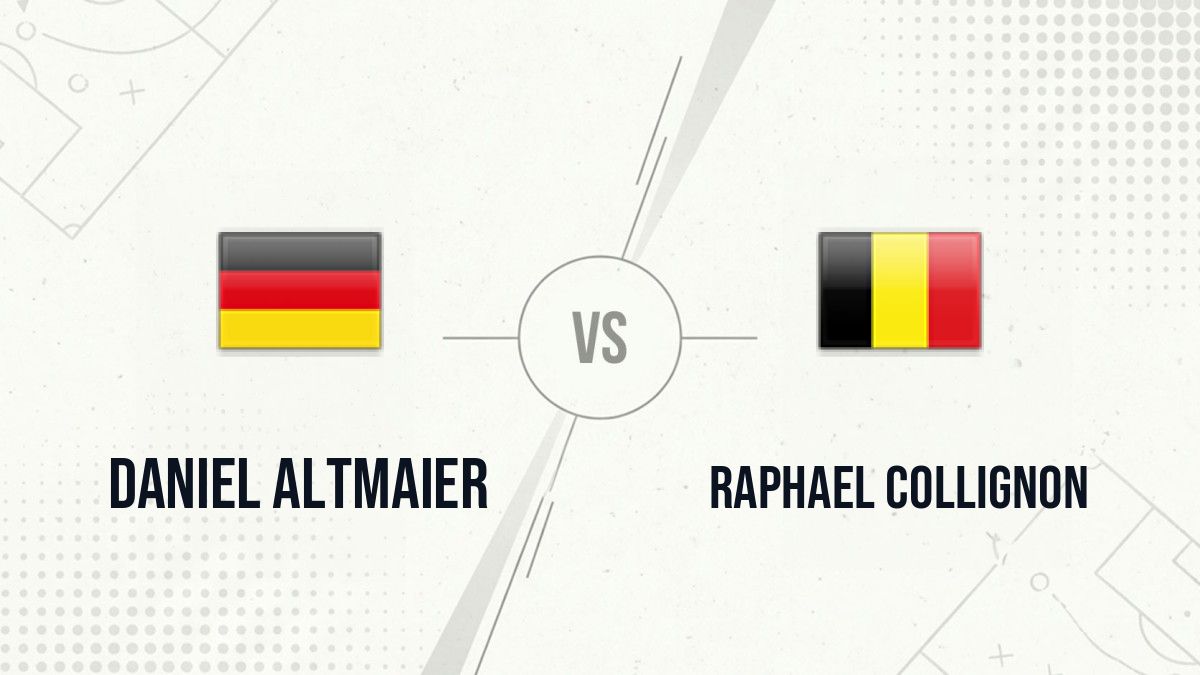 Pronostic Daniel Altmaier Raphael Collignon
