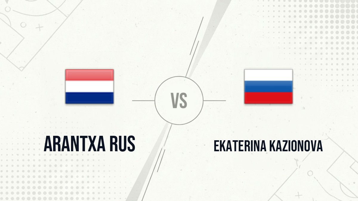 Pronostic Arantxa Rus Ekaterina Kazionova