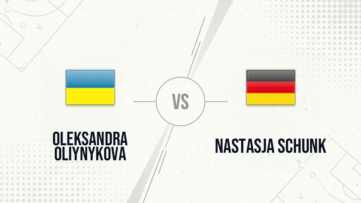 Pronostic Oleksandra Oliynykova Nastasja Schunk