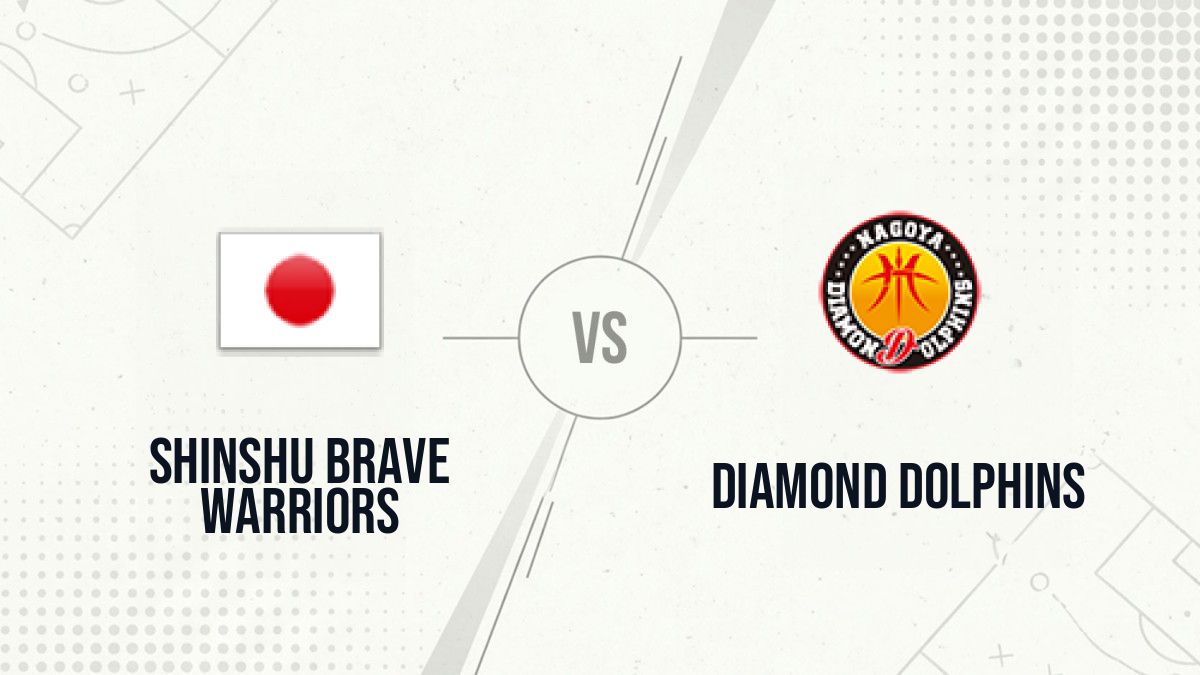 Pronostic Shinshu Brave Warriors Diamond Dolphins