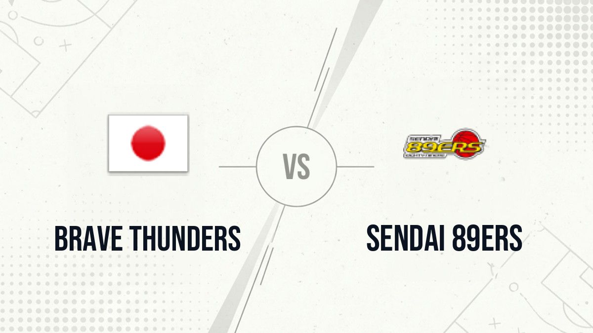 Pronostic Brave Thunders Sendai 89ers