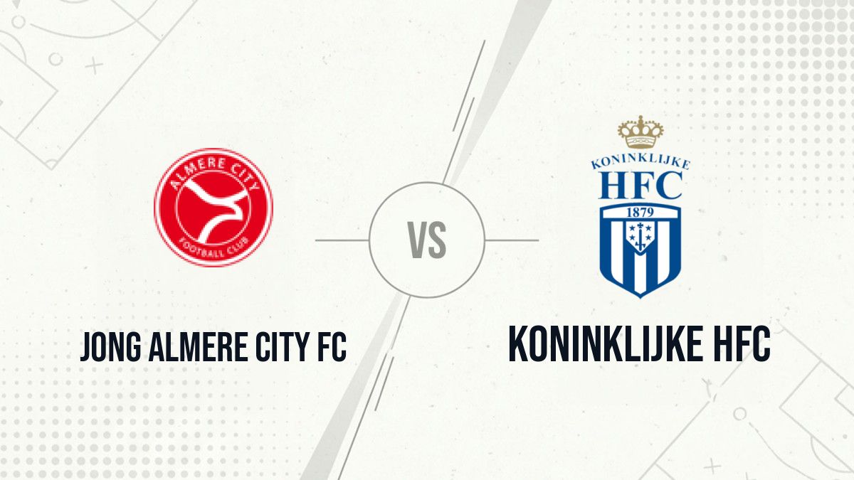 Pronostic Jong Almere City FC Koninklijke HFC