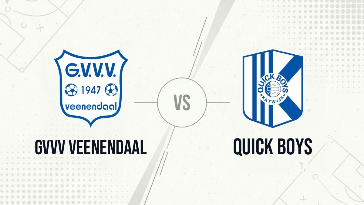 Pronostic GVVV Veenendaal Quick Boys