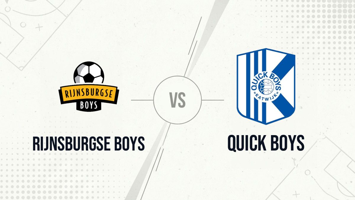 Pronostic Rijnsburgse Boys Quick Boys