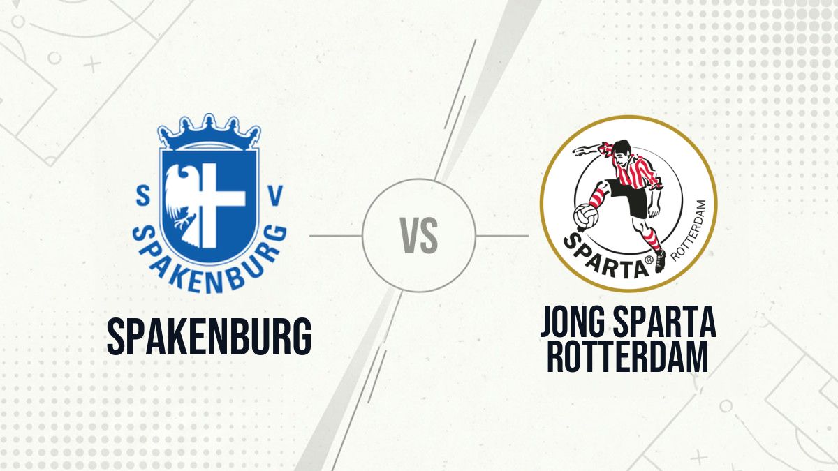 Pronostic Spakenburg Jong Sparta Rotterdam