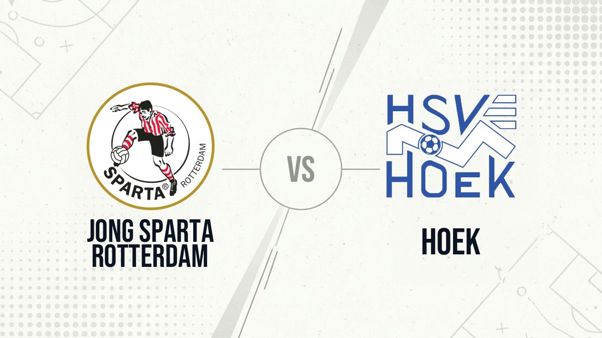 Pronostic Jong Sparta Rotterdam Hoek