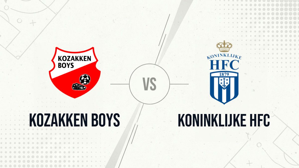 Pronostic Kozakken Boys Koninklijke HFC