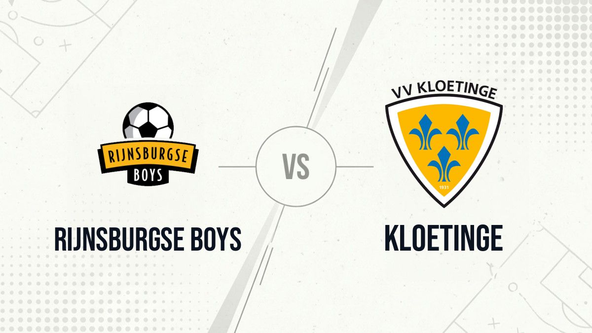 Pronostic Rijnsburgse Boys Kloetinge