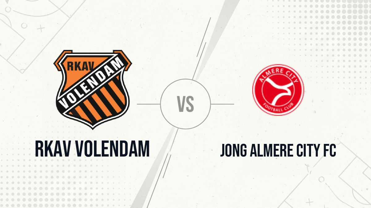 Pronostic RKAV Volendam Jong Almere City FC