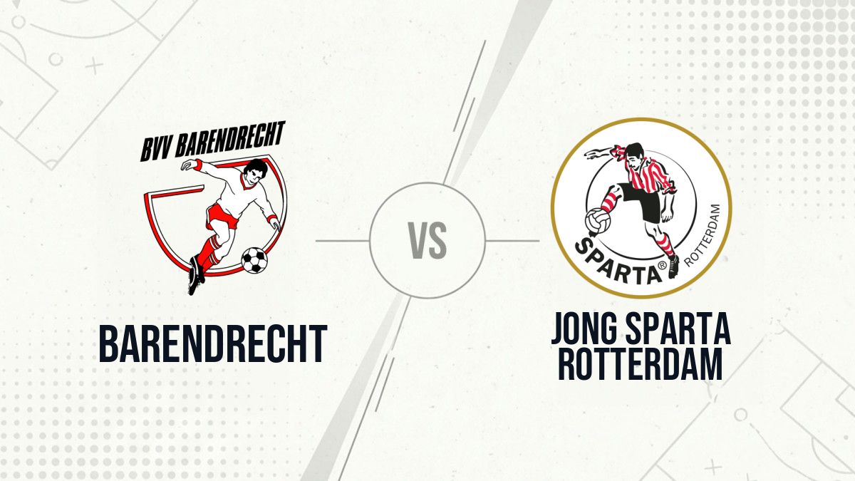 Pronostic Barendrecht Jong Sparta Rotterdam