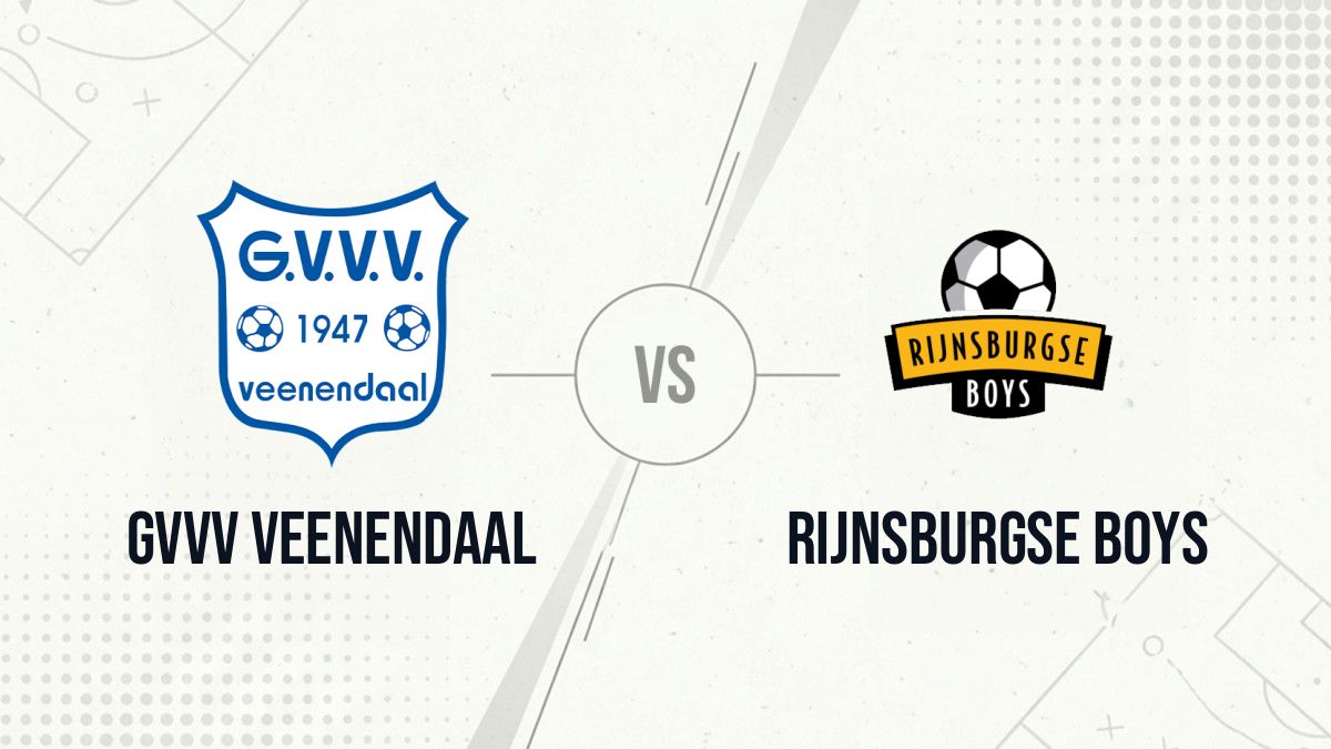 Pronostic GVVV Veenendaal Rijnsburgse Boys