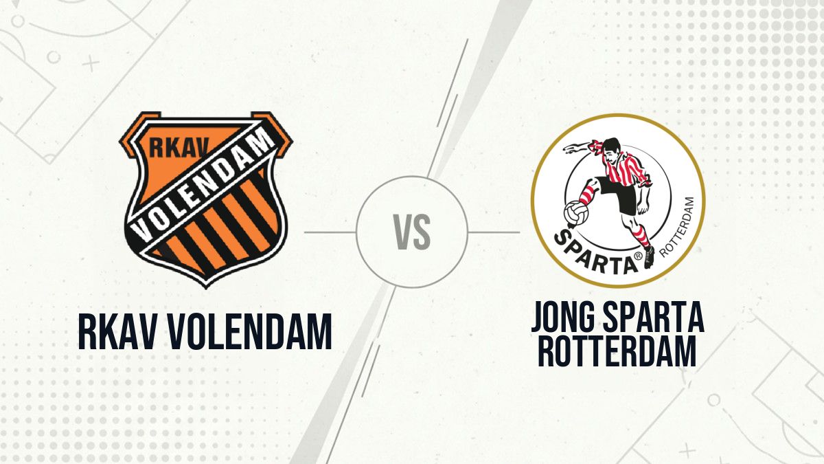 Pronostic RKAV Volendam Jong Sparta Rotterdam