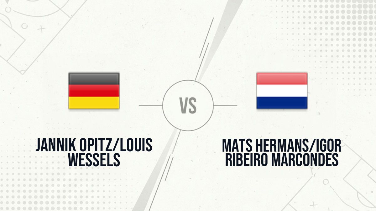 Pronostic Jannik Opitz/Louis Wessels Mats Hermans/Igor Ribeiro Marcondes