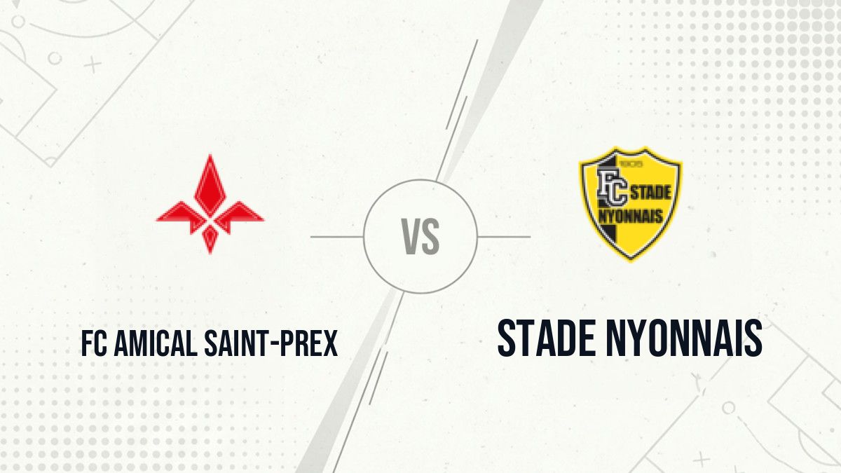 Pronostic FC Amical Saint-Prex Stade Nyonnais