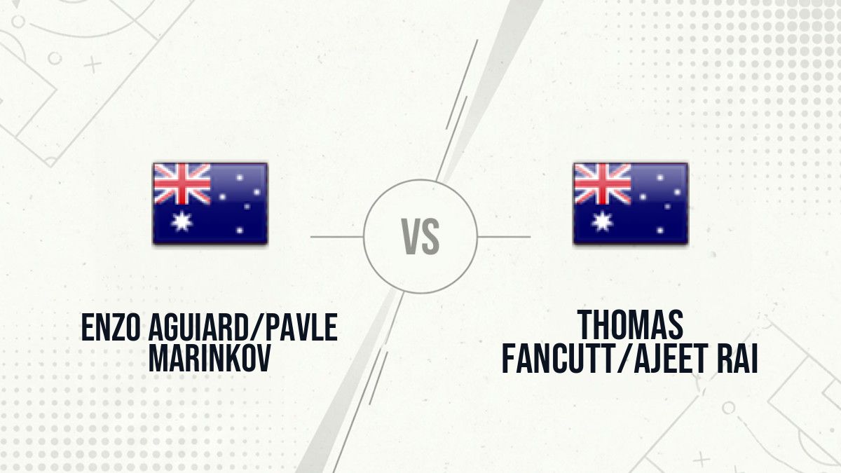 Pronostic Enzo Aguiard/Pavle Marinkov Thomas Fancutt/Ajeet Rai