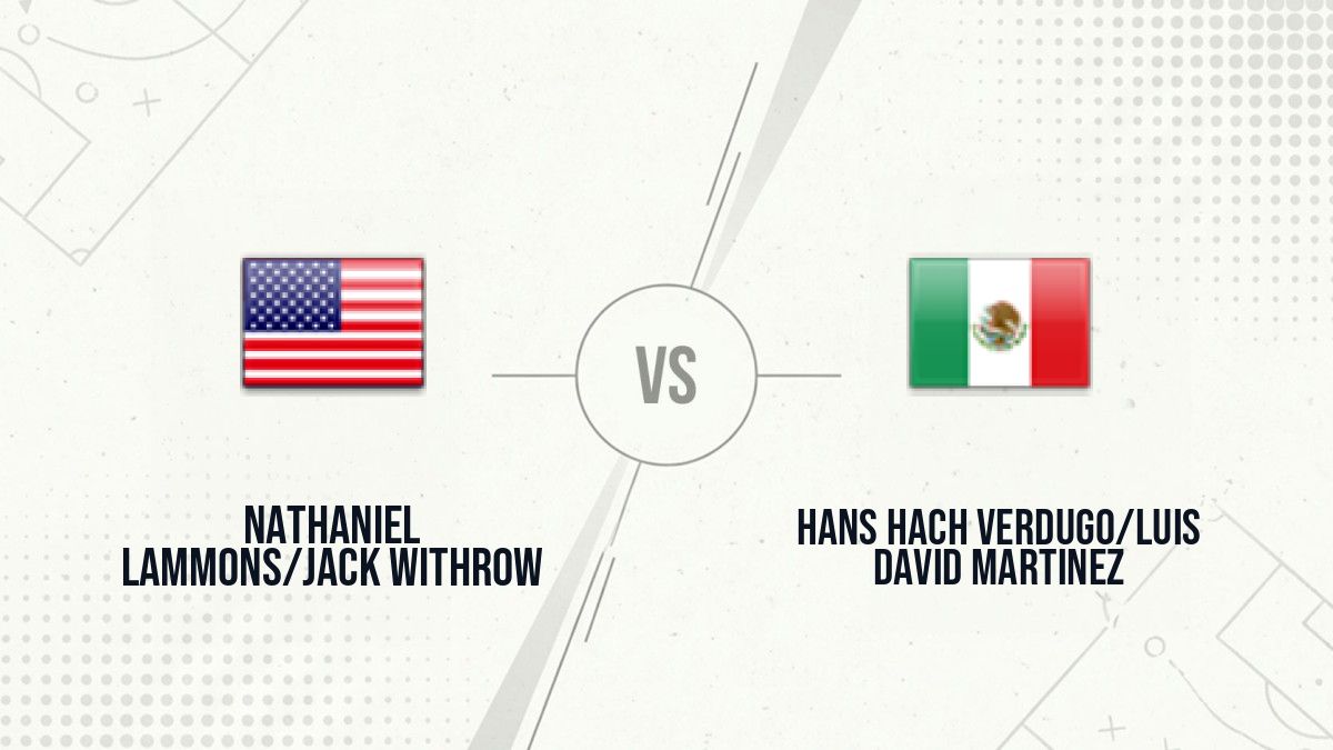 Pronostic Nathaniel Lammons/Jack Withrow Hans Hach Verdugo/Luis David Martinez