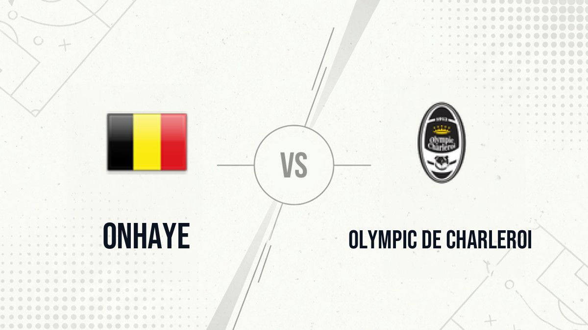 Pronostic Onhaye Olympic de Charleroi