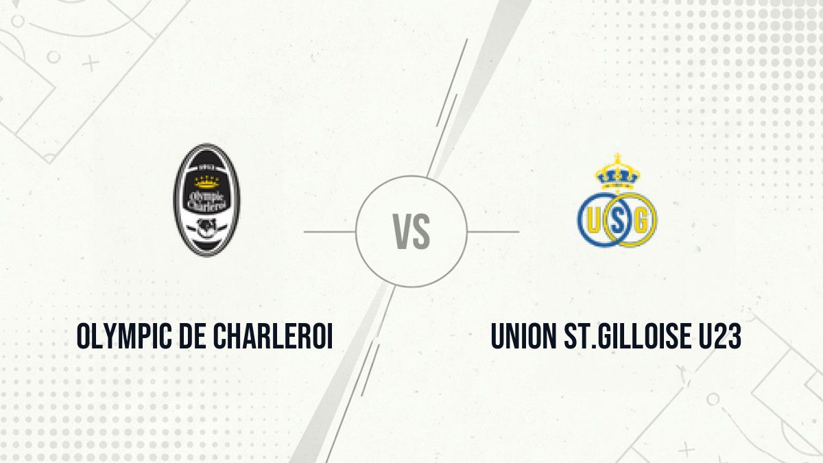 Pronostic Olympic de Charleroi Union St.Gilloise U23