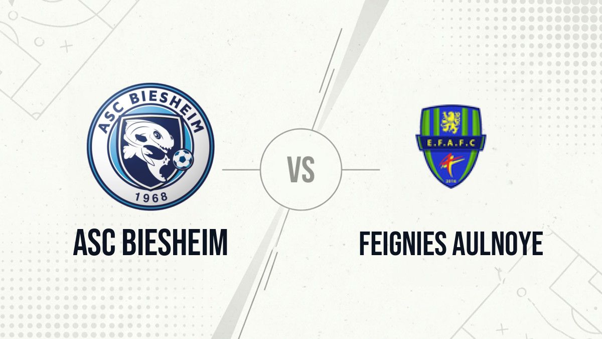 Pronostic ASC Biesheim Feignies Aulnoye