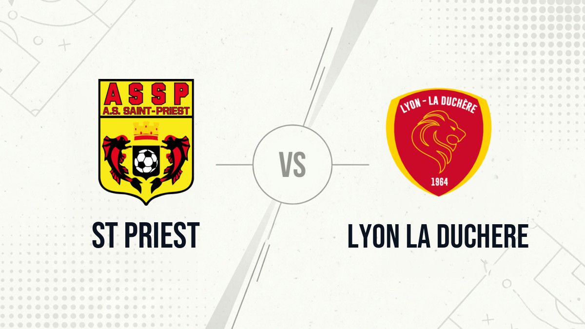 Pronostic St Priest Lyon La Duchere