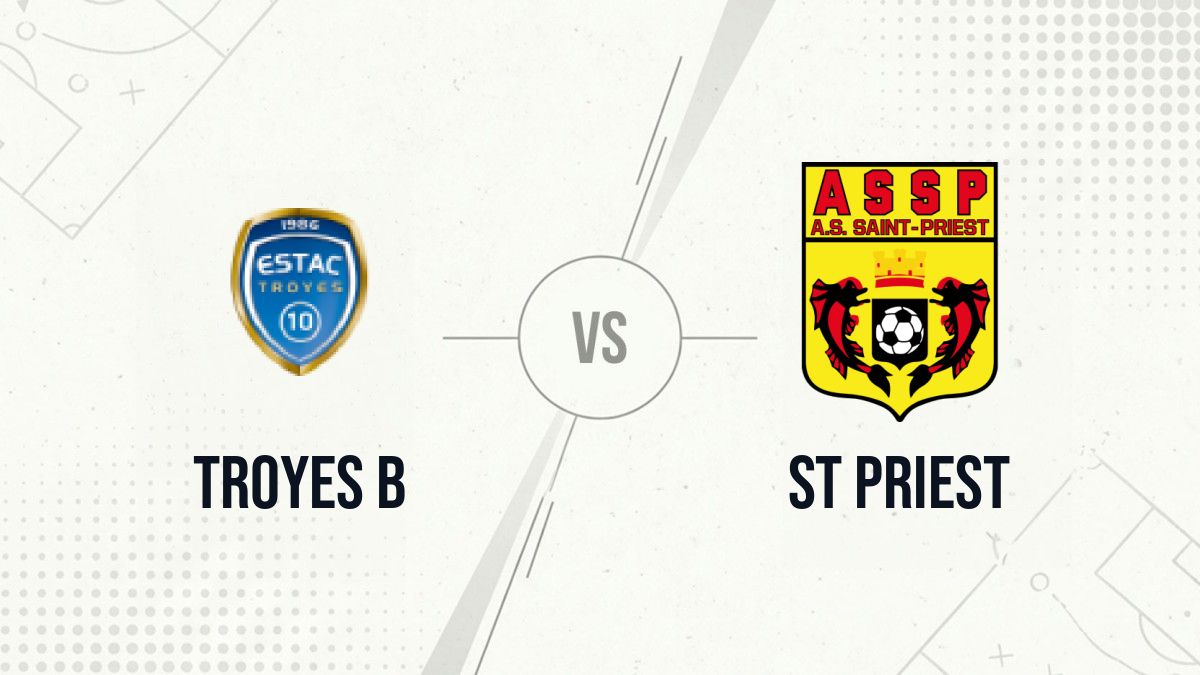 Pronostic Troyes B St Priest