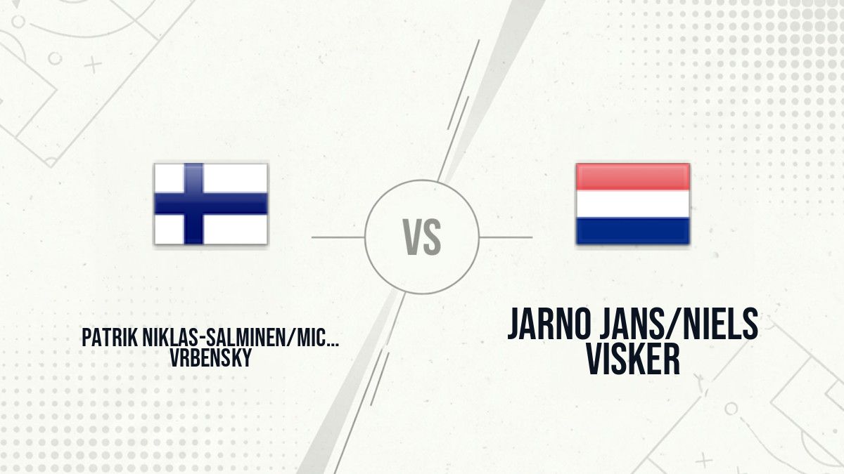 Pronostic Patrik Niklas-Salminen/Michael Vrbensky Jarno Jans/Niels Visker