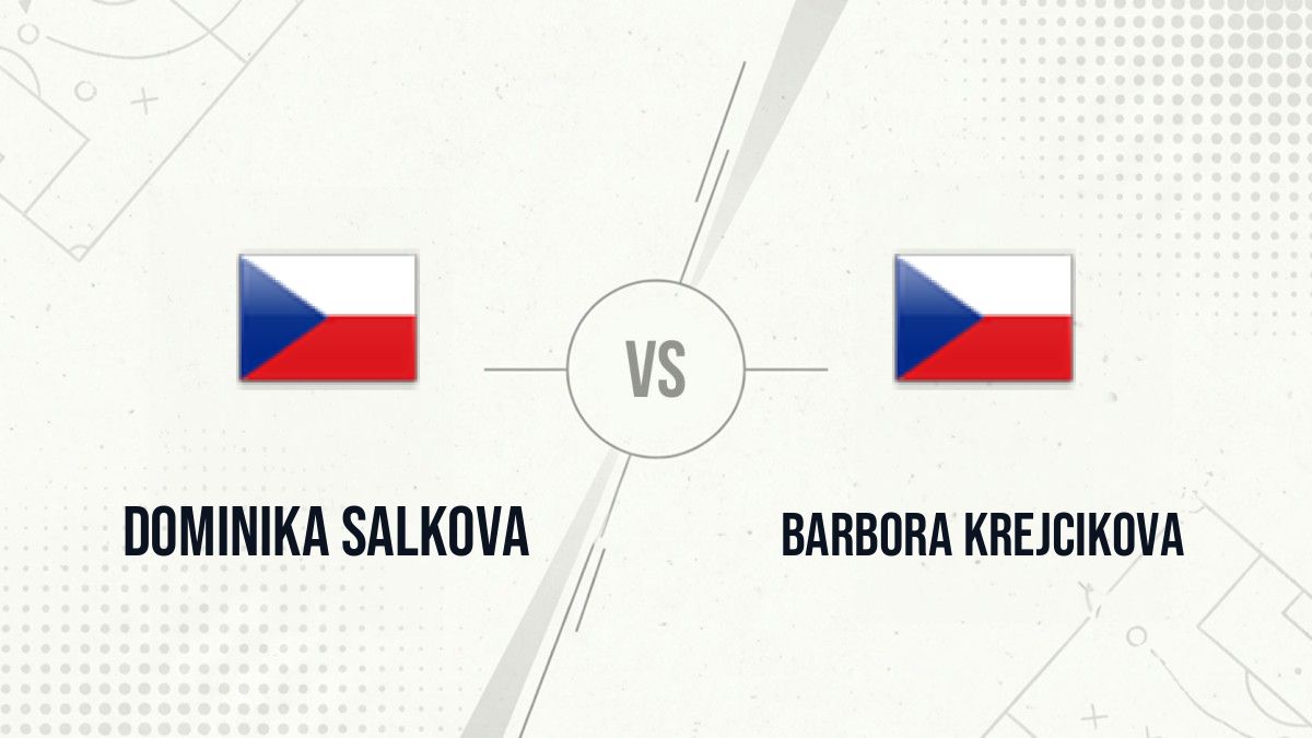 Pronostic Dominika Salkova Barbora Krejcikova