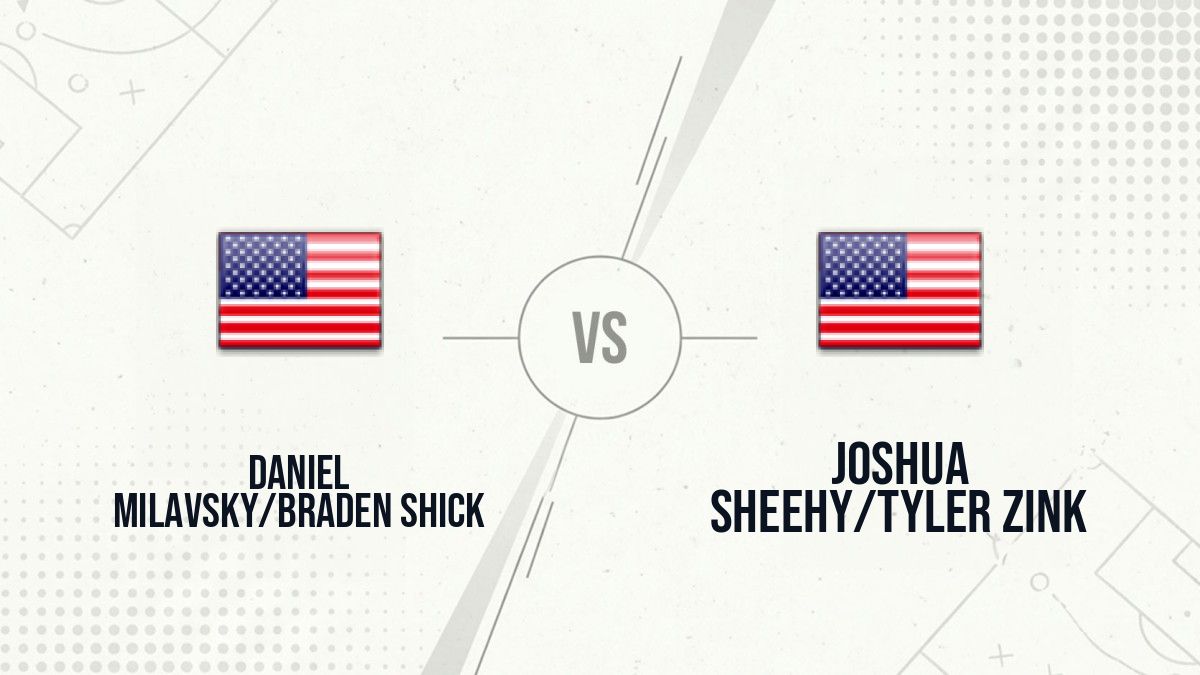 Pronostic Daniel Milavsky/Braden Shick Joshua Sheehy/Tyler Zink