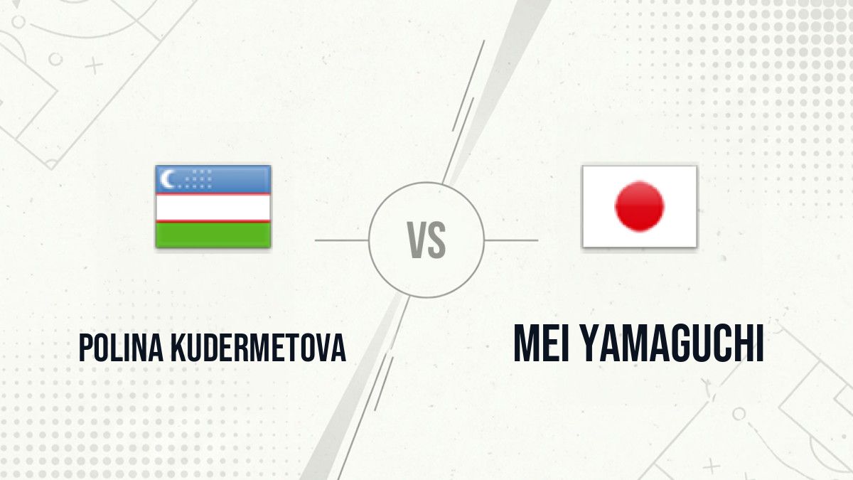 Pronostic Polina Kudermetova Mei Yamaguchi