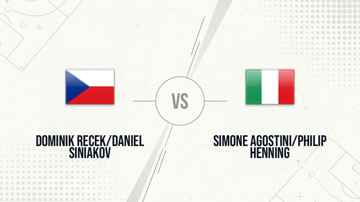 Pronostic Dominik Recek/Daniel Siniakov Simone Agostini/Philip Henning