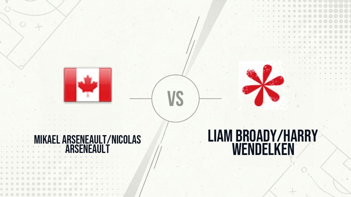 Pronostic Mikael Arseneault/Nicolas Arseneault Liam Broady/Harry Wendelken
