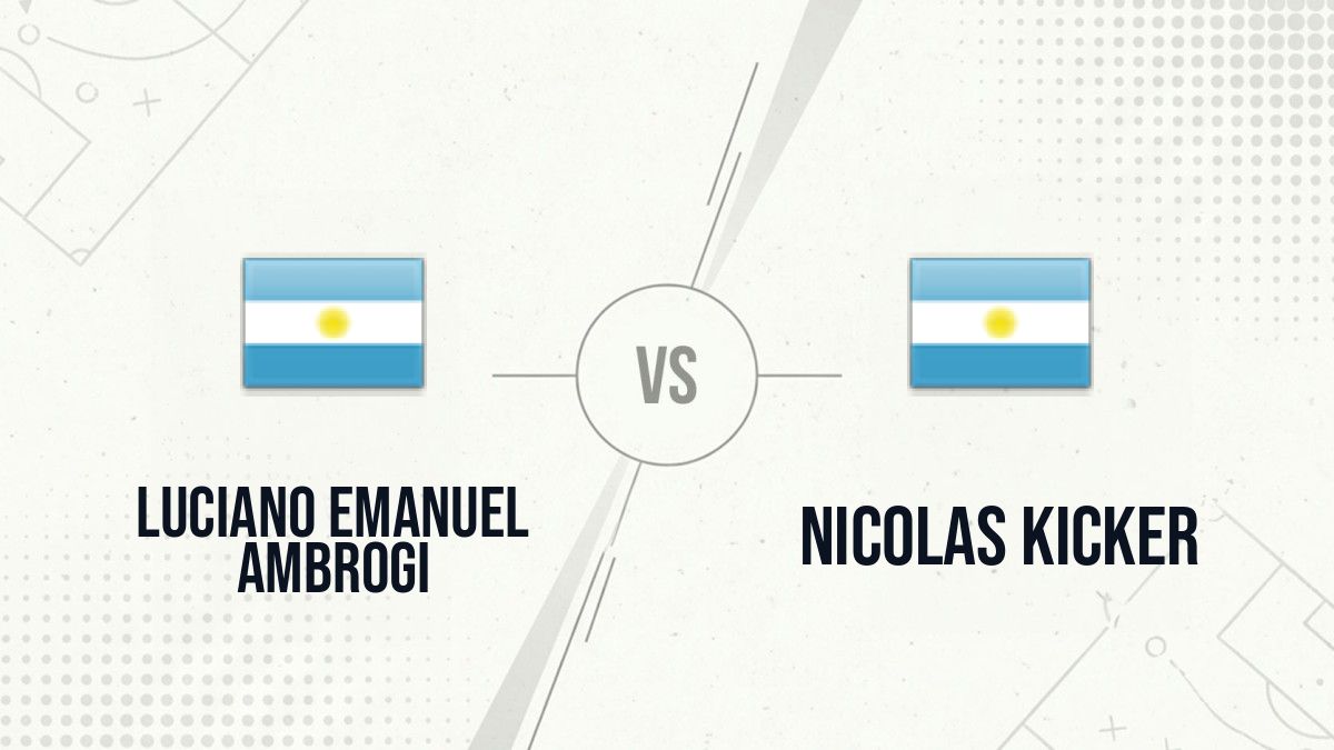 Pronostic Luciano Emanuel Ambrogi Nicolas Kicker