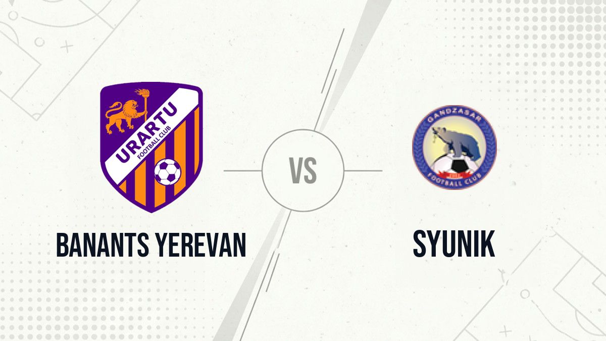 Pronostic Banants Yerevan Syunik