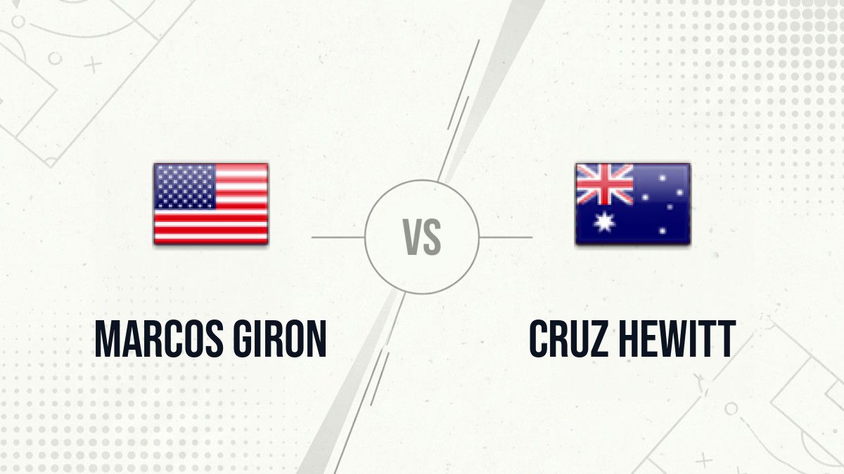 Pronostic Marcos Giron Cruz Hewitt