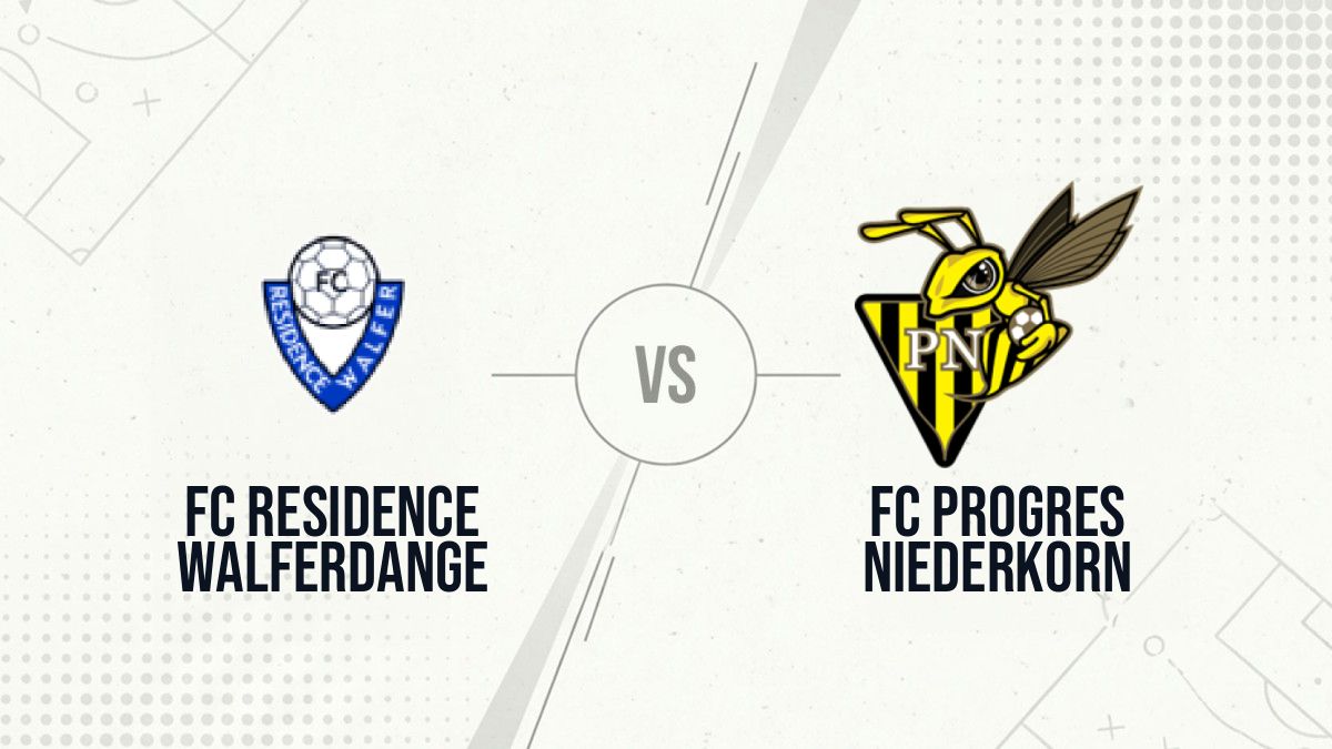 Pronostic FC Residence Walferdange FC Progres Niederkorn