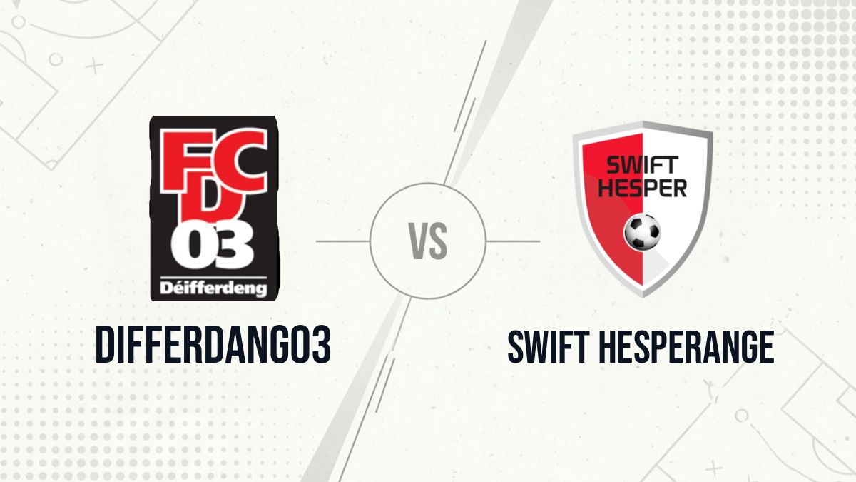 Pronostic Differdang03 Swift Hesperange