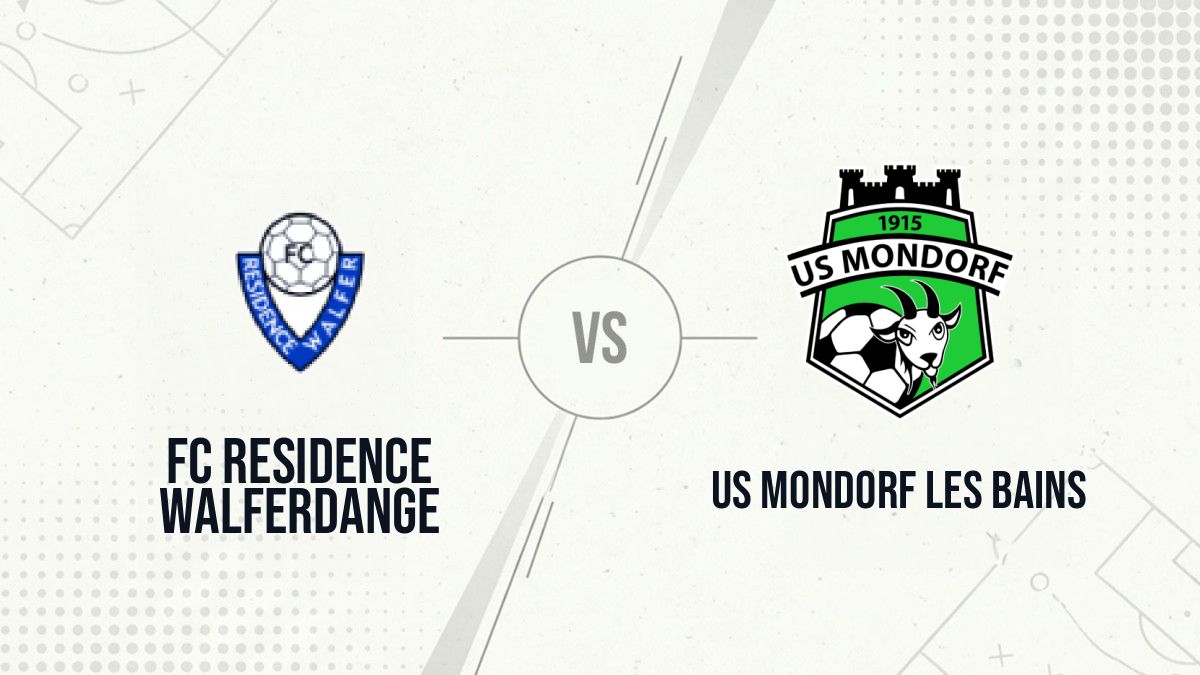Pronostic FC Residence Walferdange US Mondorf les Bains