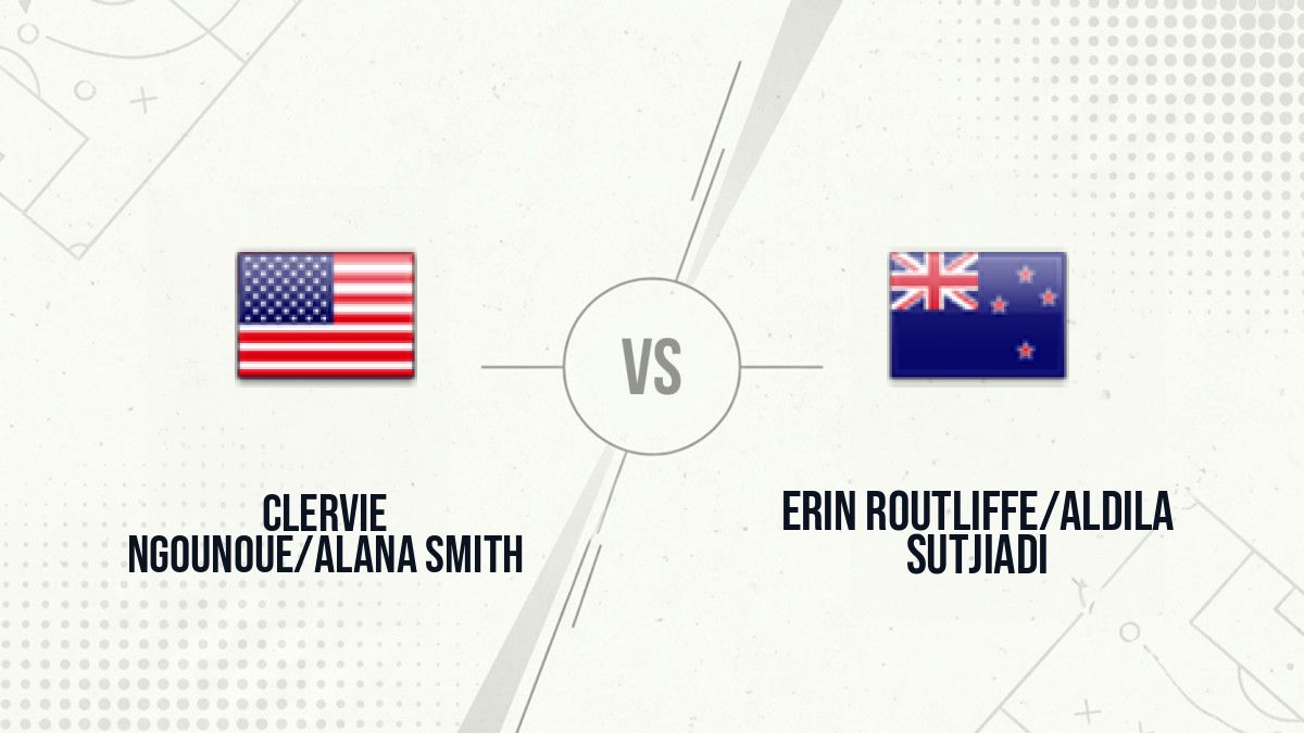 Pronostic Clervie Ngounoue/Alana Smith Erin Routliffe/Aldila Sutjiadi