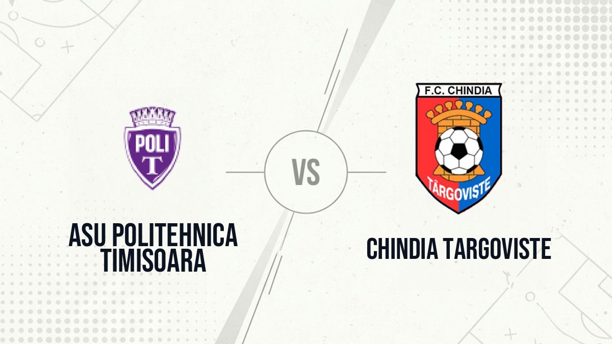 Pronostic ASU Politehnica Timisoara Chindia Targoviste