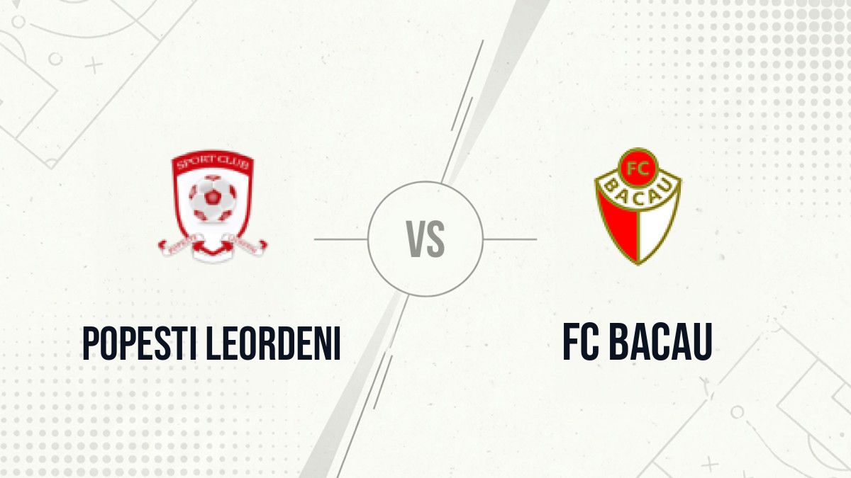 Pronostic Popesti Leordeni FC Bacau