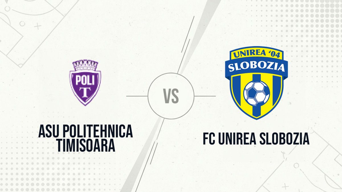 Pronostic ASU Politehnica Timisoara FC Unirea Slobozia