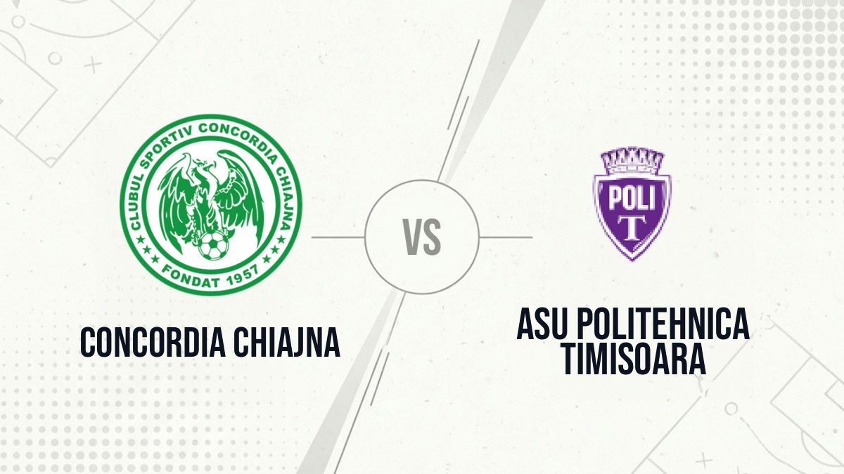 Pronostic Concordia Chiajna ASU Politehnica Timisoara
