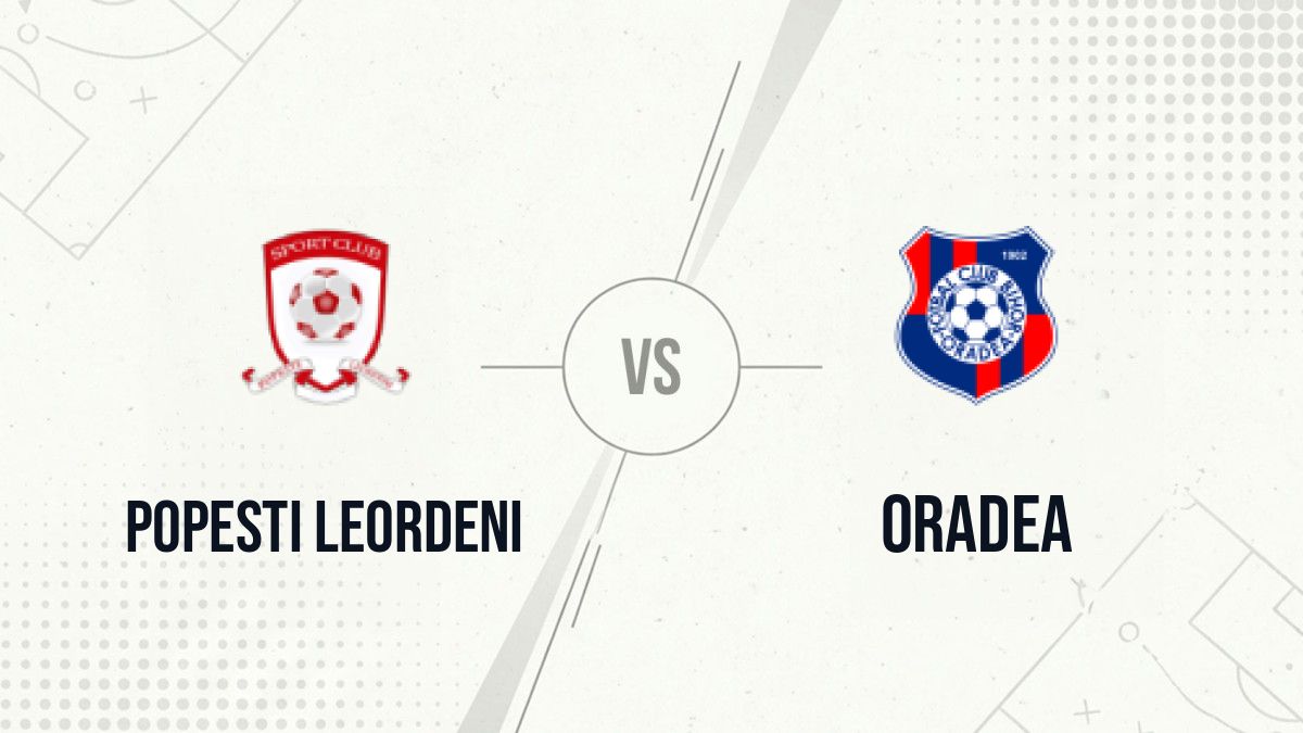 Pronostic Popesti Leordeni Oradea