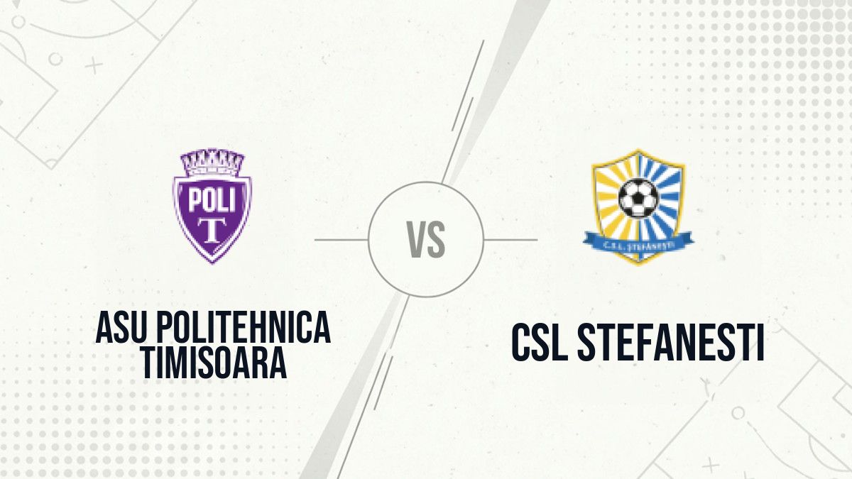 Pronostic ASU Politehnica Timisoara CSL Stefanesti