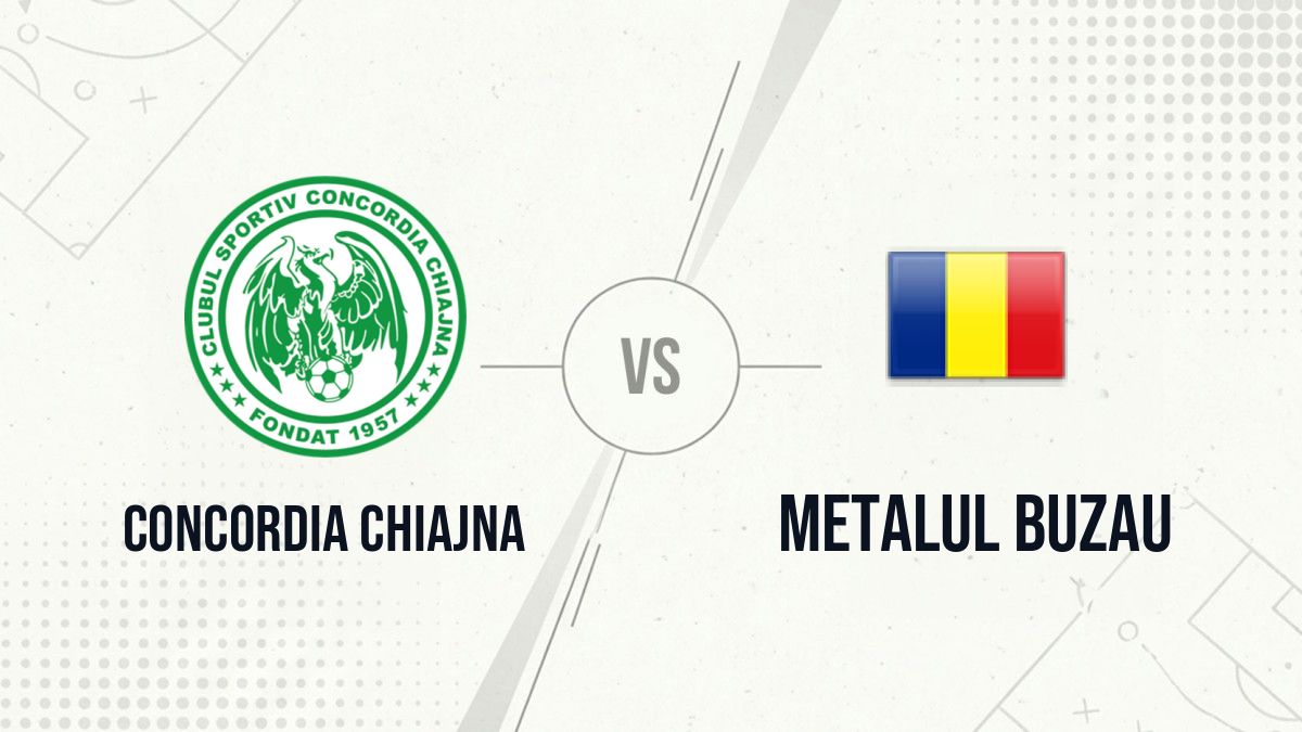 Pronostic Concordia Chiajna Metalul Buzau