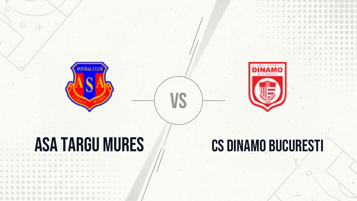 Pronostic ASA Targu Mures CS Dinamo Bucuresti