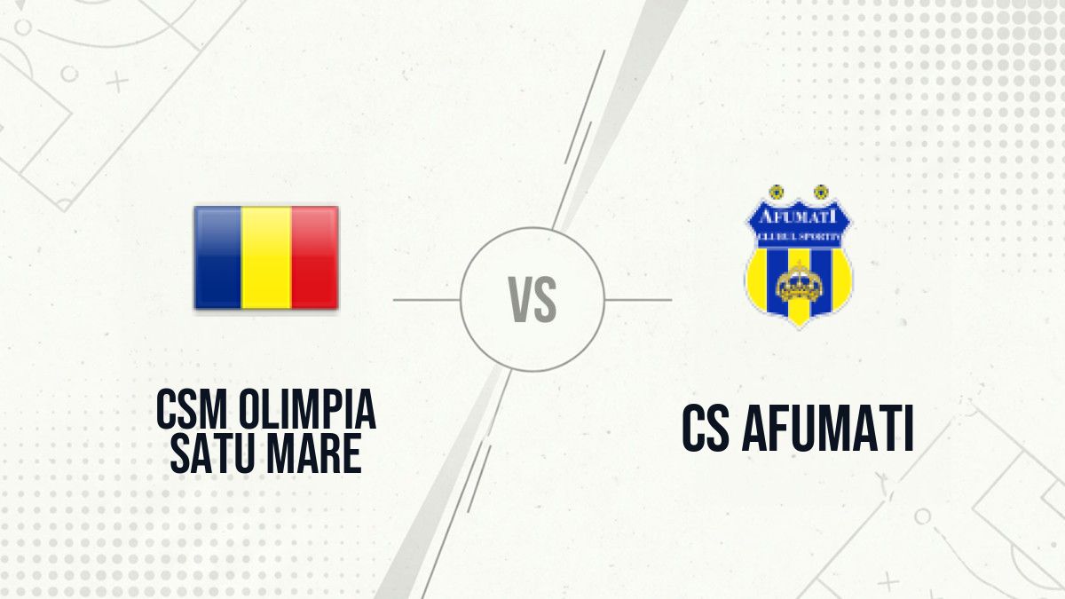 Pronostic CSM Olimpia Satu Mare CS Afumati