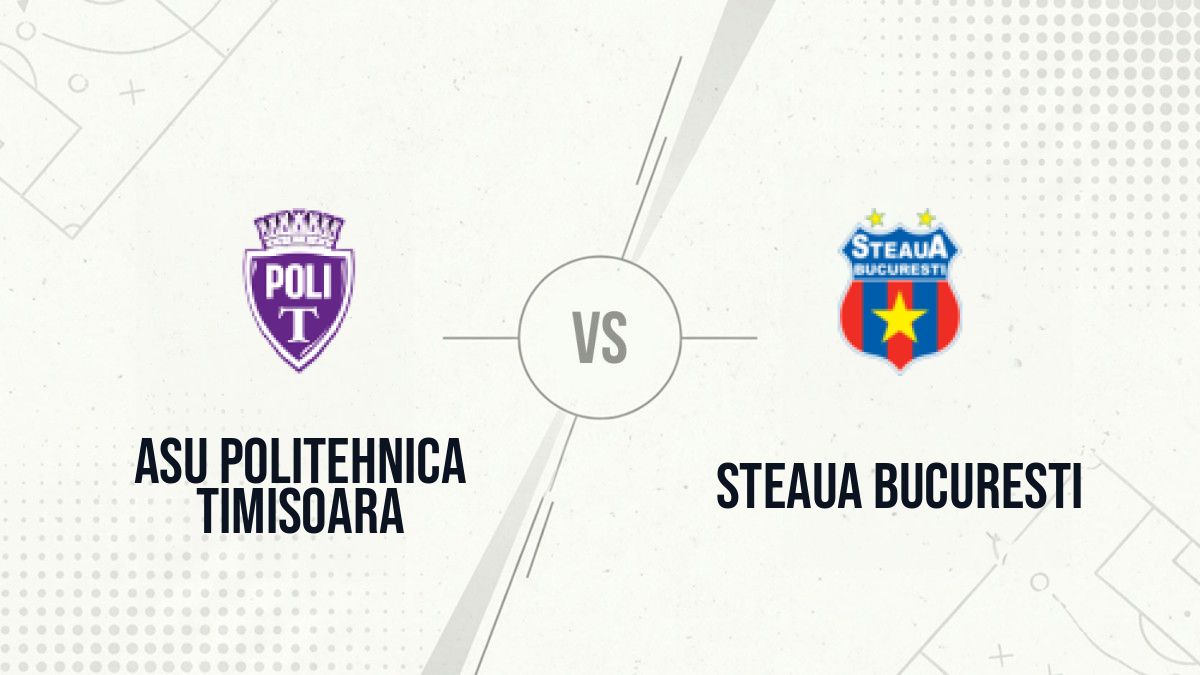 Pronostic ASU Politehnica Timisoara Steaua Bucuresti