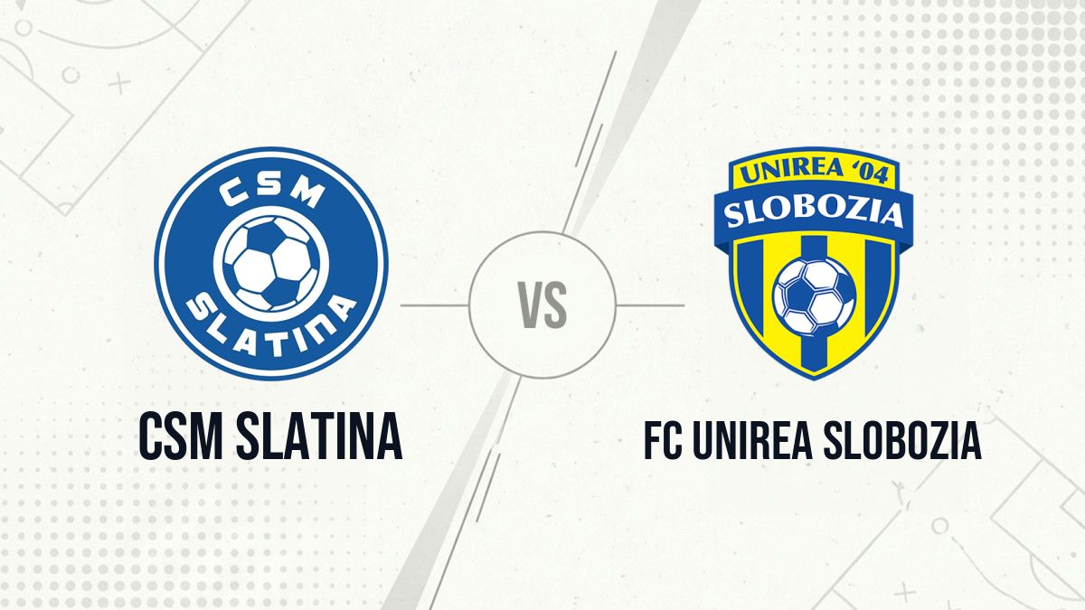 Pronostic CSM Slatina FC Unirea Slobozia